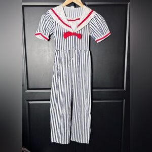 Color Kids Sailor One Piece Front Button Up Romper Kids 6X